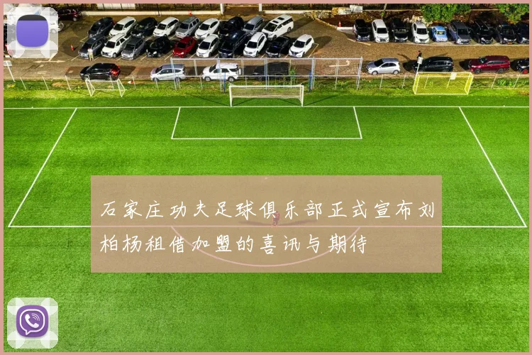 石家庄功夫足球俱乐部正式宣布刘柏杨租借加盟的喜讯与期待
